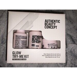 Authentic Beauty Concept Glow Try Me Kit For Colored Hair (Cleanser/Conditioner/